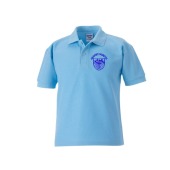 Arbory - Embroidered Polo - Sky Blue