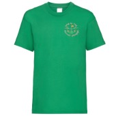 Bunscoill Ghaelgagh - T-Shirt Green Emb