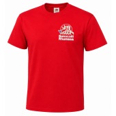 Bunscoill Rhumsaa - T-shirt Red Emb