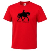 Scoill Vallajeelt - T-shirt Red Printed